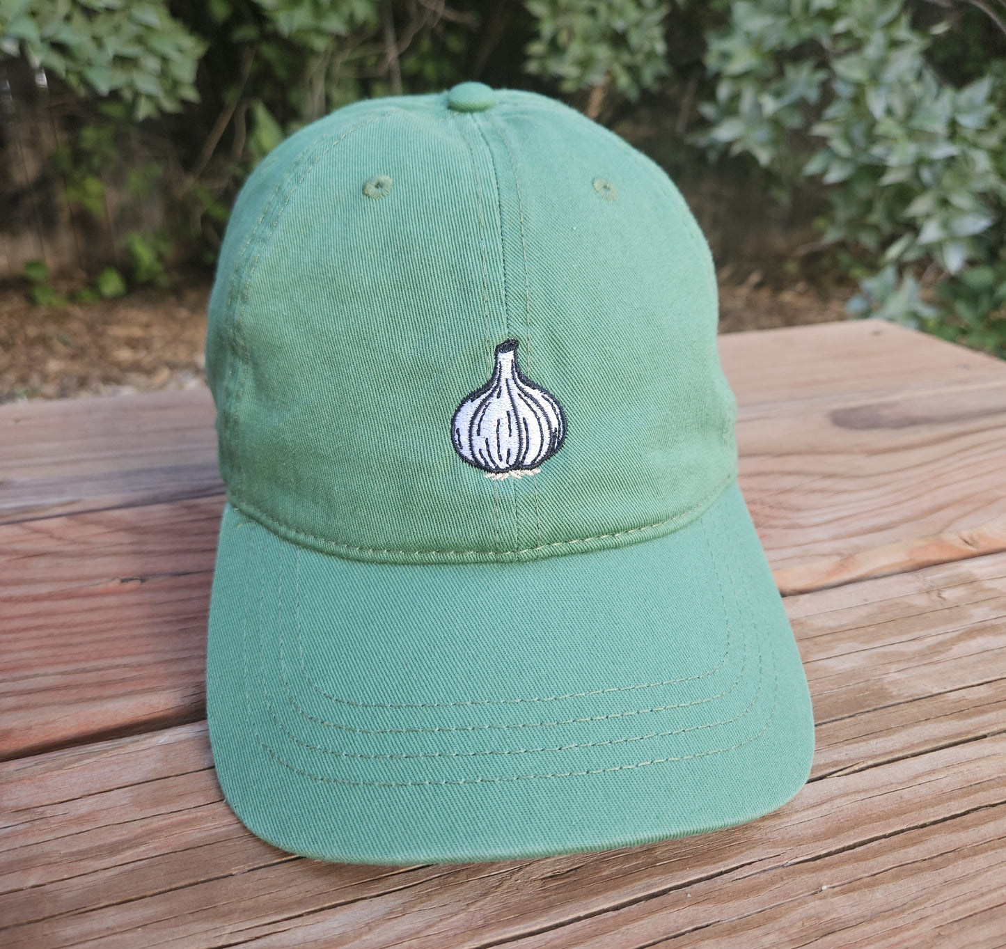 Embroidered Garlic Dad Hat